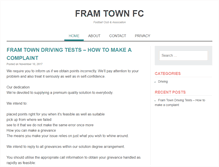Tablet Screenshot of framtownfc.co.uk